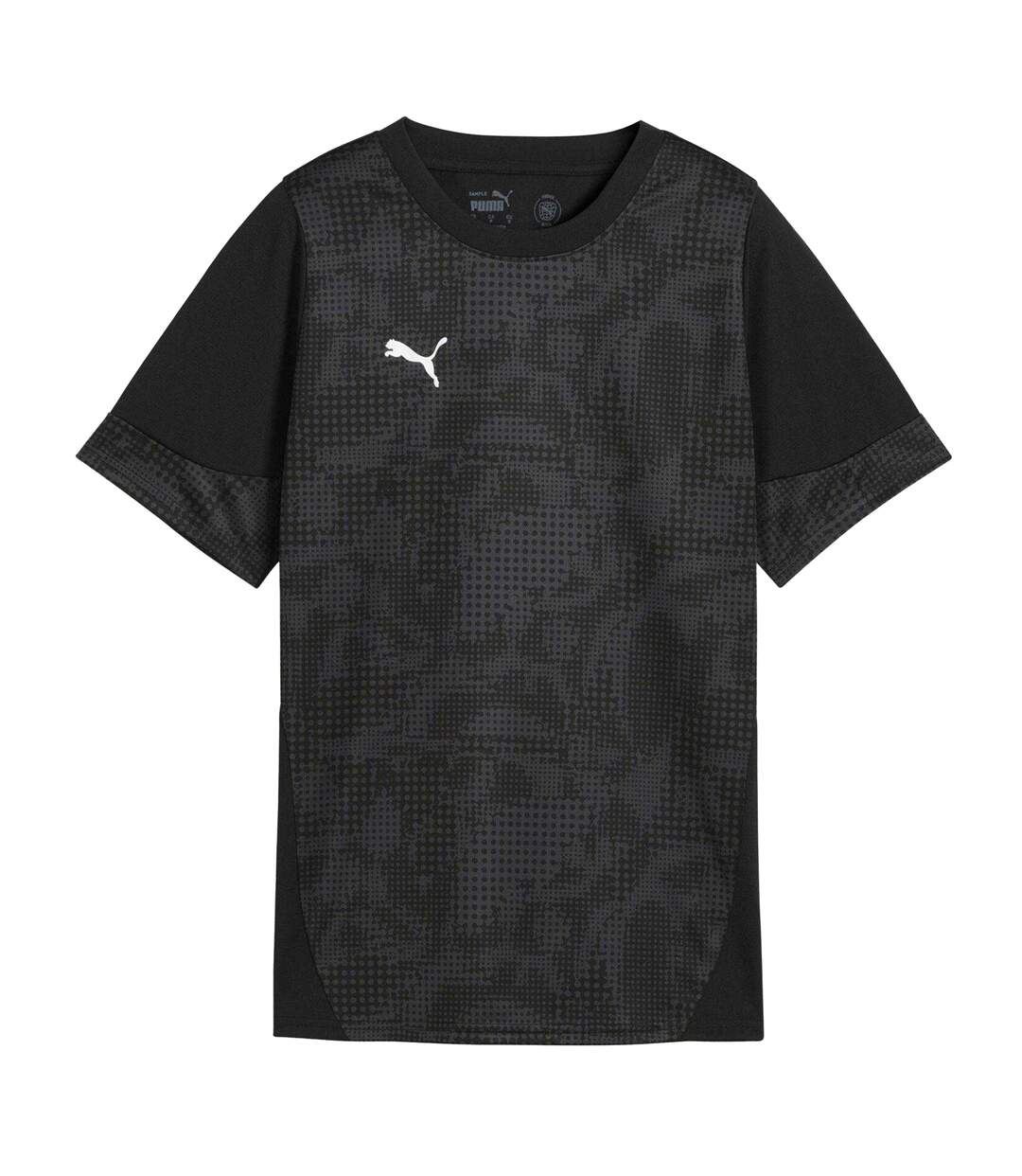 Womens/ladies Teamcup Training Referee Shirt Black Silver Puma-1