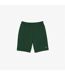 Mens Fleece Shorts Green Lacoste-1
