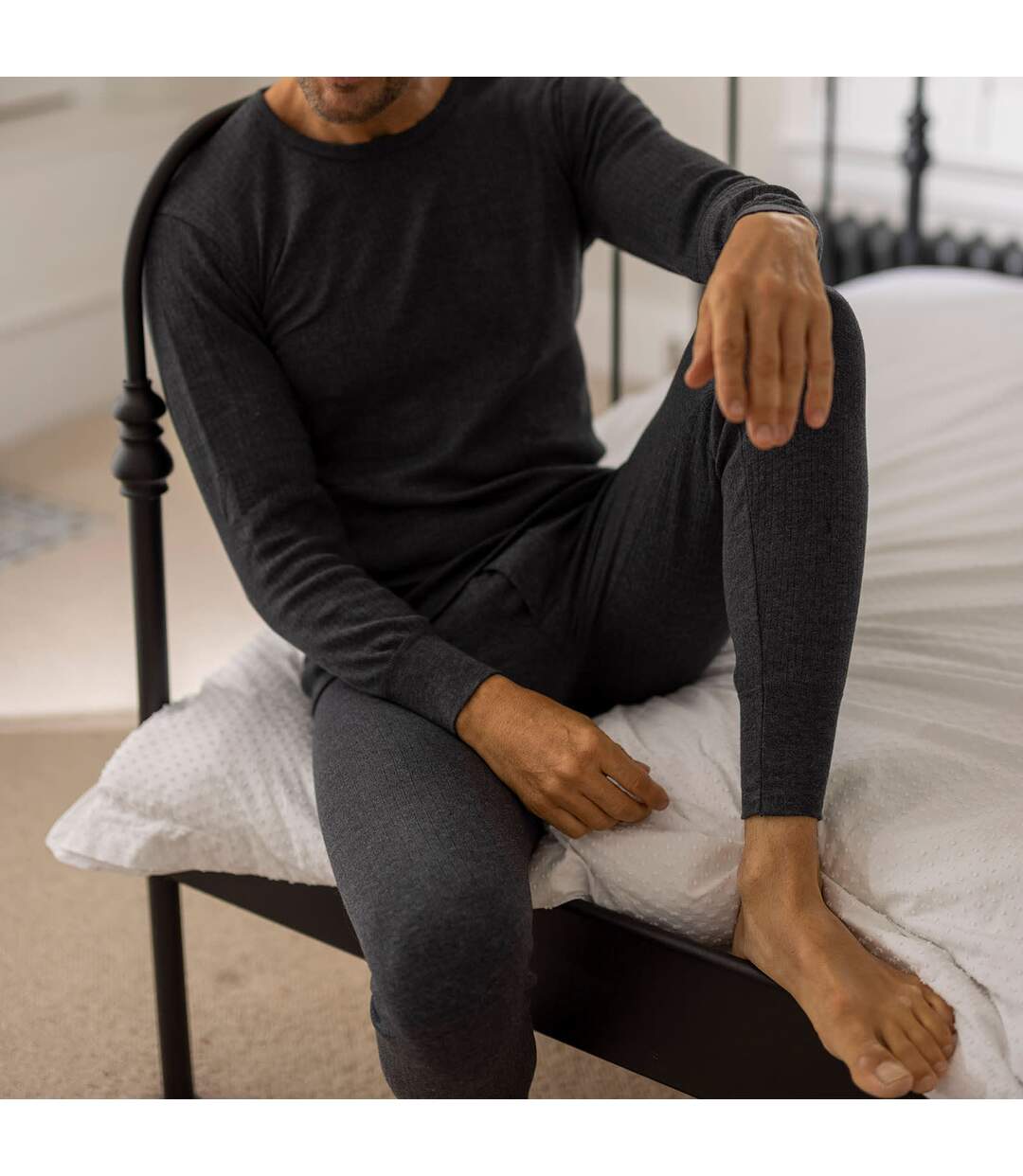 2 Pack Mens Thermal Long Johns for Winter-5