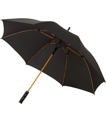 Avenue 23 Inch Spark Auto Open Storm Umbrella (Solid Black/Orange) (One Size)