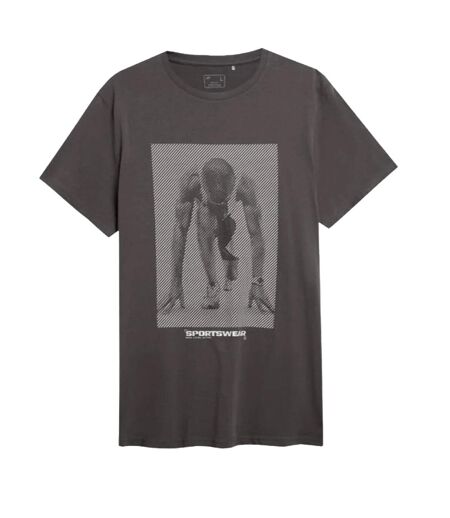 T-shirt H4z22 Homme Gris Argenté 4F