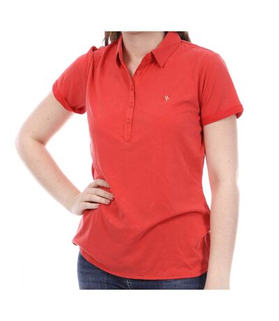 Polo Rouge Femme Sun Valley Arawa