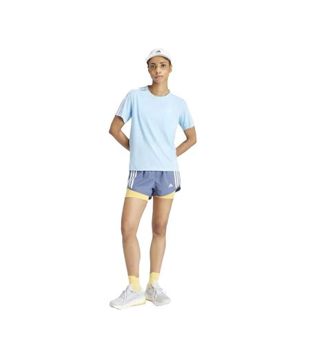 T-shirt own the run femme bleu Adidas