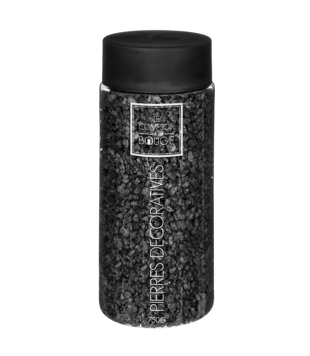 Pierre décorative - 750 g - Noir-1