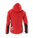 Mens Accelerate Soft Shell Jacket Traffic Red Black Mascot-2