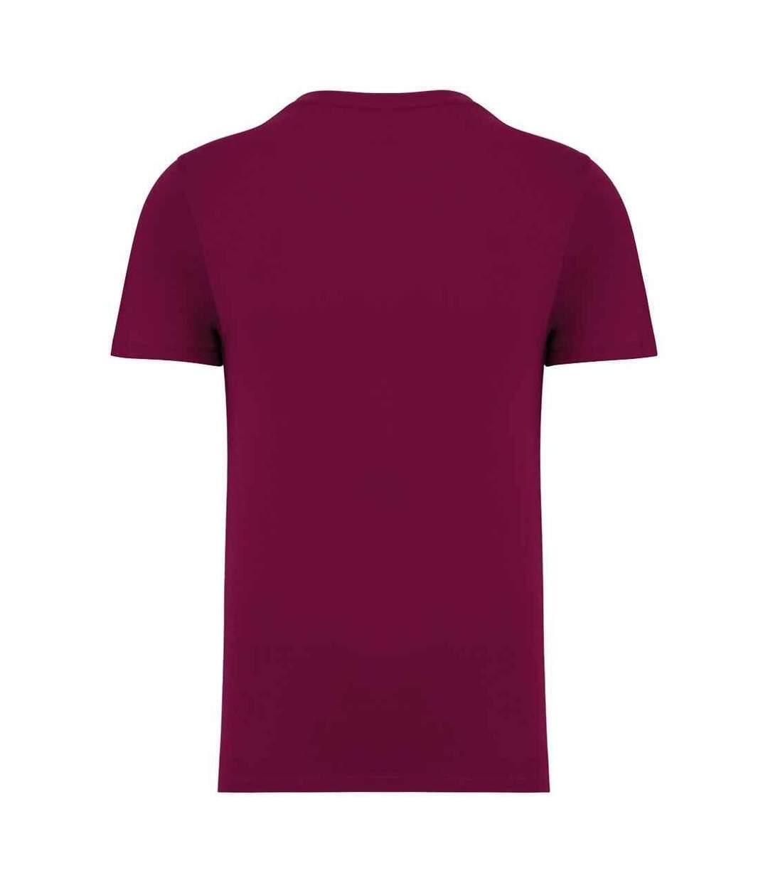 Unisex adult heavyweight slim t-shirt cherry purple Native Spirit-2