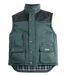 Gilet sans manches bi - matière V501-1