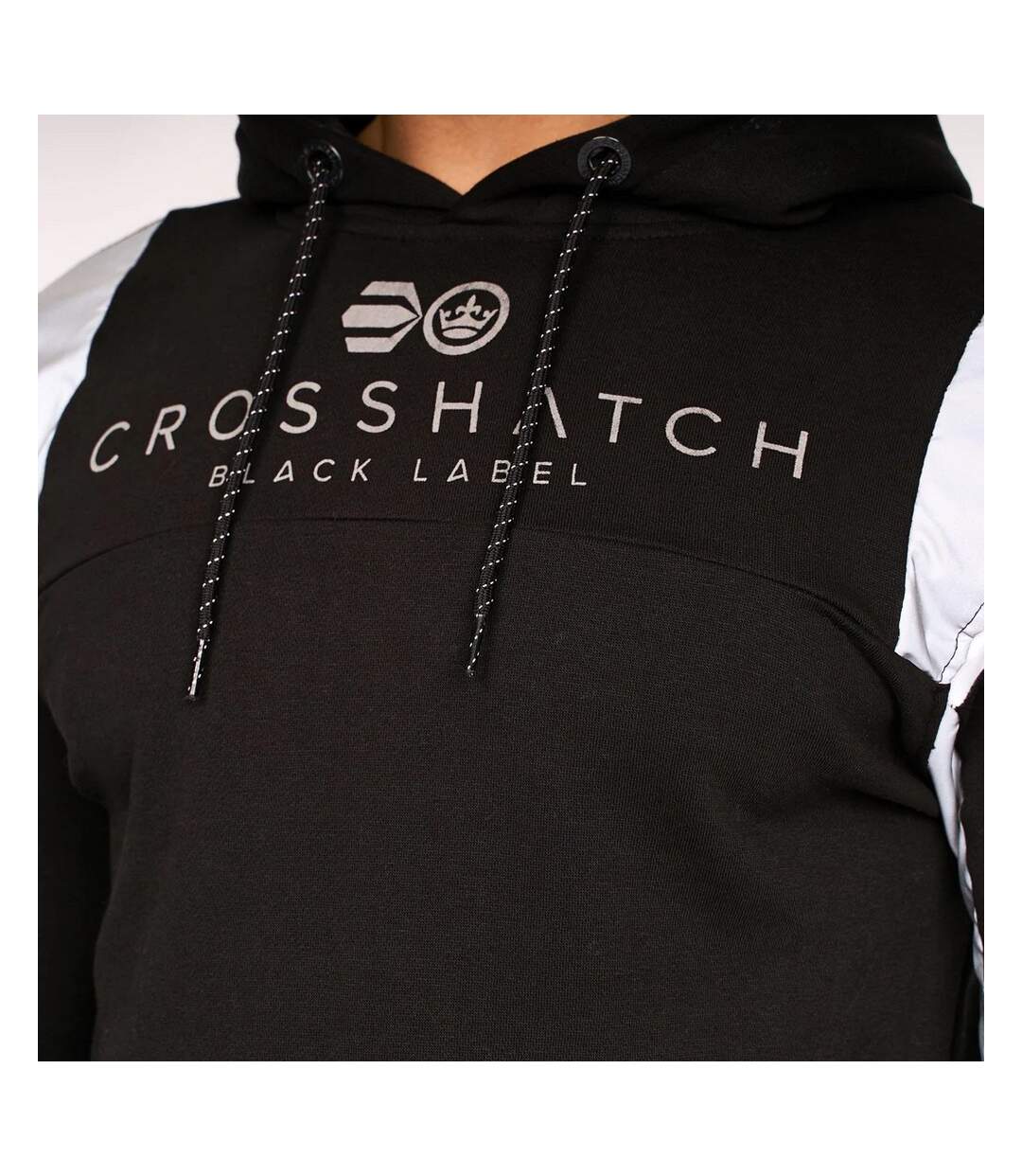 Crosshatch Mens Pillsworth Hoodie (Black)