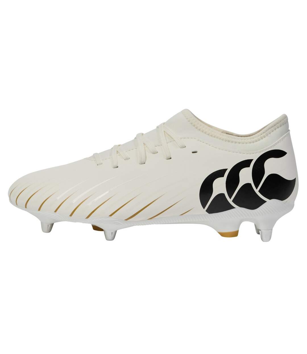 Unisex Adult Speed Falcon Team Soft Ground Rugby Boots White Canterbury-2
