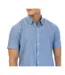 Mens Plain Shirt Indigo Peter Werth-3