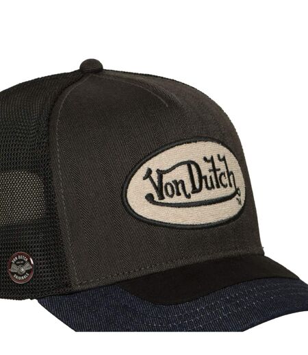 Casquette trucker filet premium avec patch et visière bimatière Shiel Vondutch