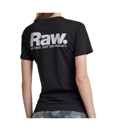 T-shirt noir femme g-star raw nysid