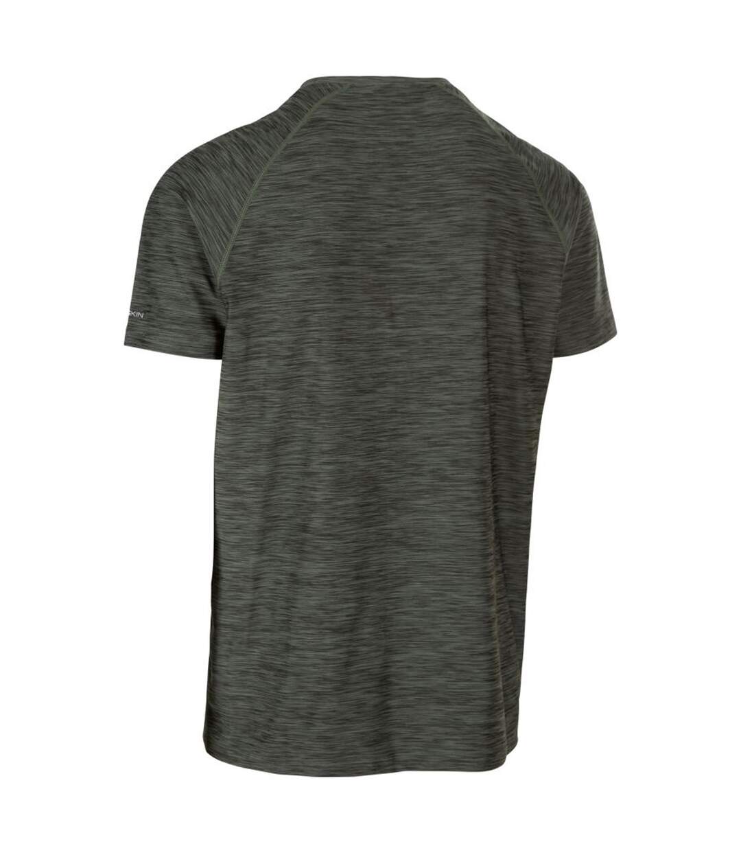 Mens Gaffney Active T-shirt Ivy Marl Trespass-2