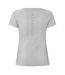 Womens/ladies Logo Performance Gym Top Grey Melange Rohnisch-3