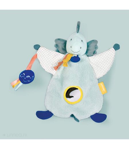 Doudou marionnette d'éveil polyester collection DINO