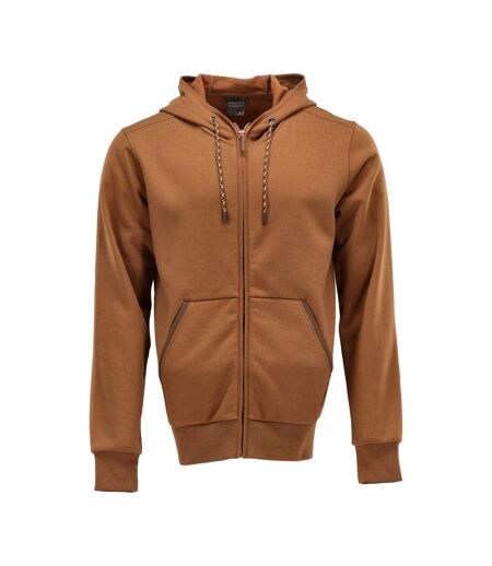 Veste À Capuche Motif/style Uni Adulte Marron Mascot