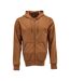 Veste À Capuche Motif/style Uni Adulte Marron Mascot-1