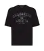 T-shirt Motif/style Logo Phys Ed Military Homme Noir DSquared2-1