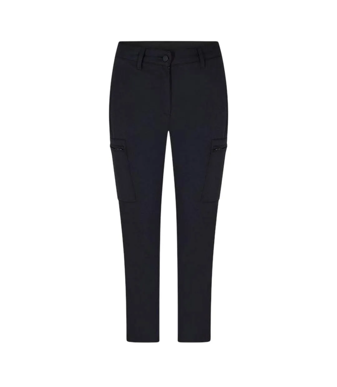 Pantalon Motif/style Uni Femme Noir Castore-1