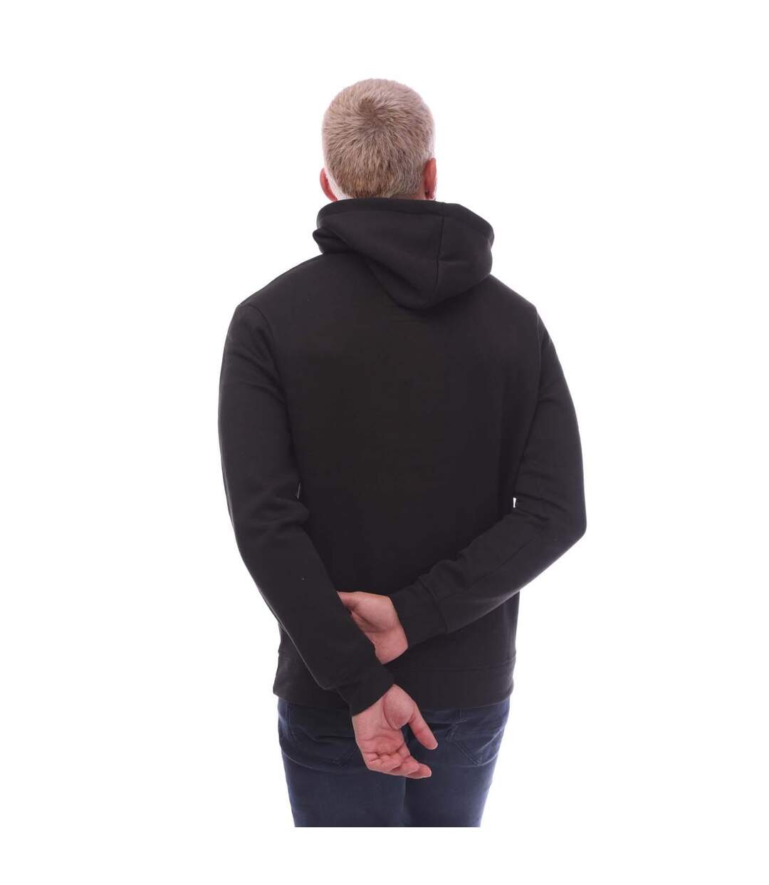 Mens Macksony Graphic Hoodie Black Duck And Cover-3