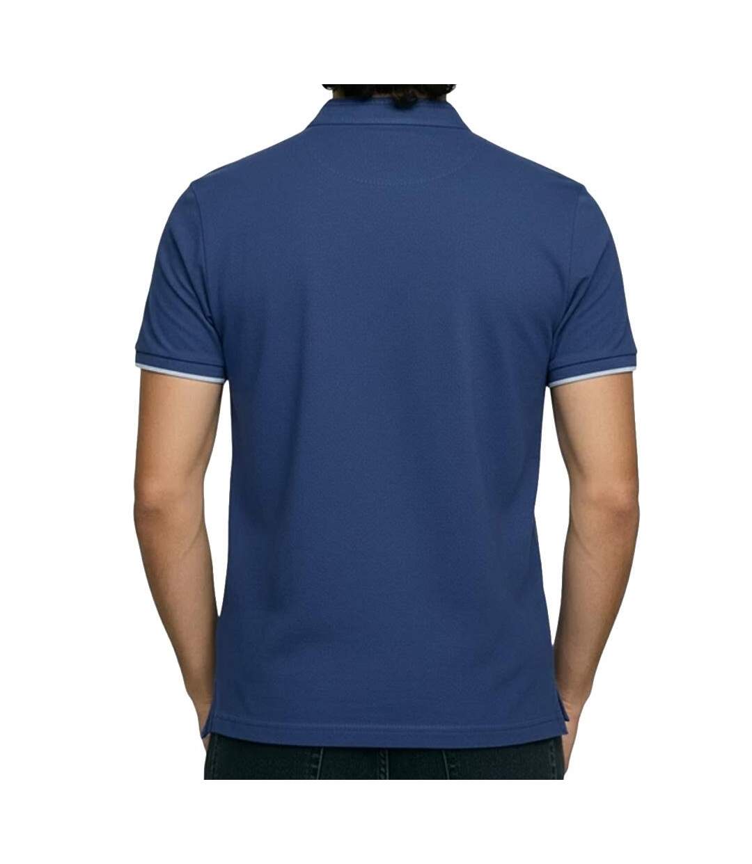 Polo bleu homme lee cooper glc2047-2