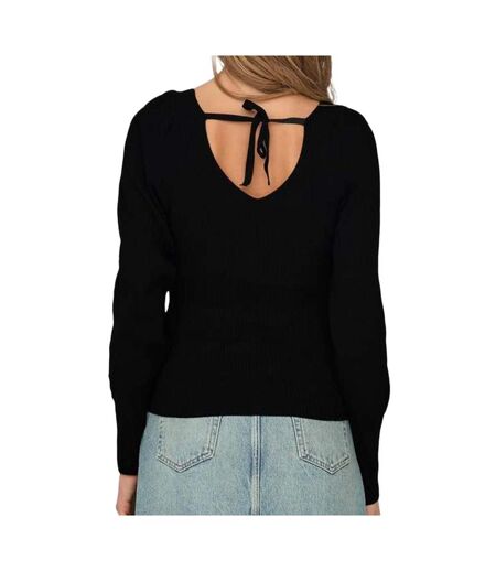 T-Shirt manches longues noir femme only leelo