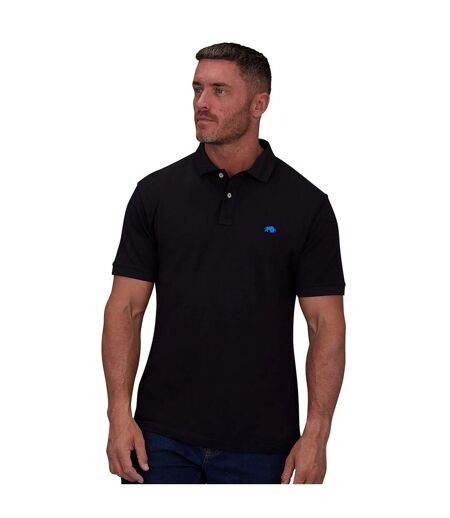 Polo classic homme noir Raging Bull