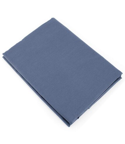 Housse de couette uni 280x240 cm coton ALTO bleu Jean
