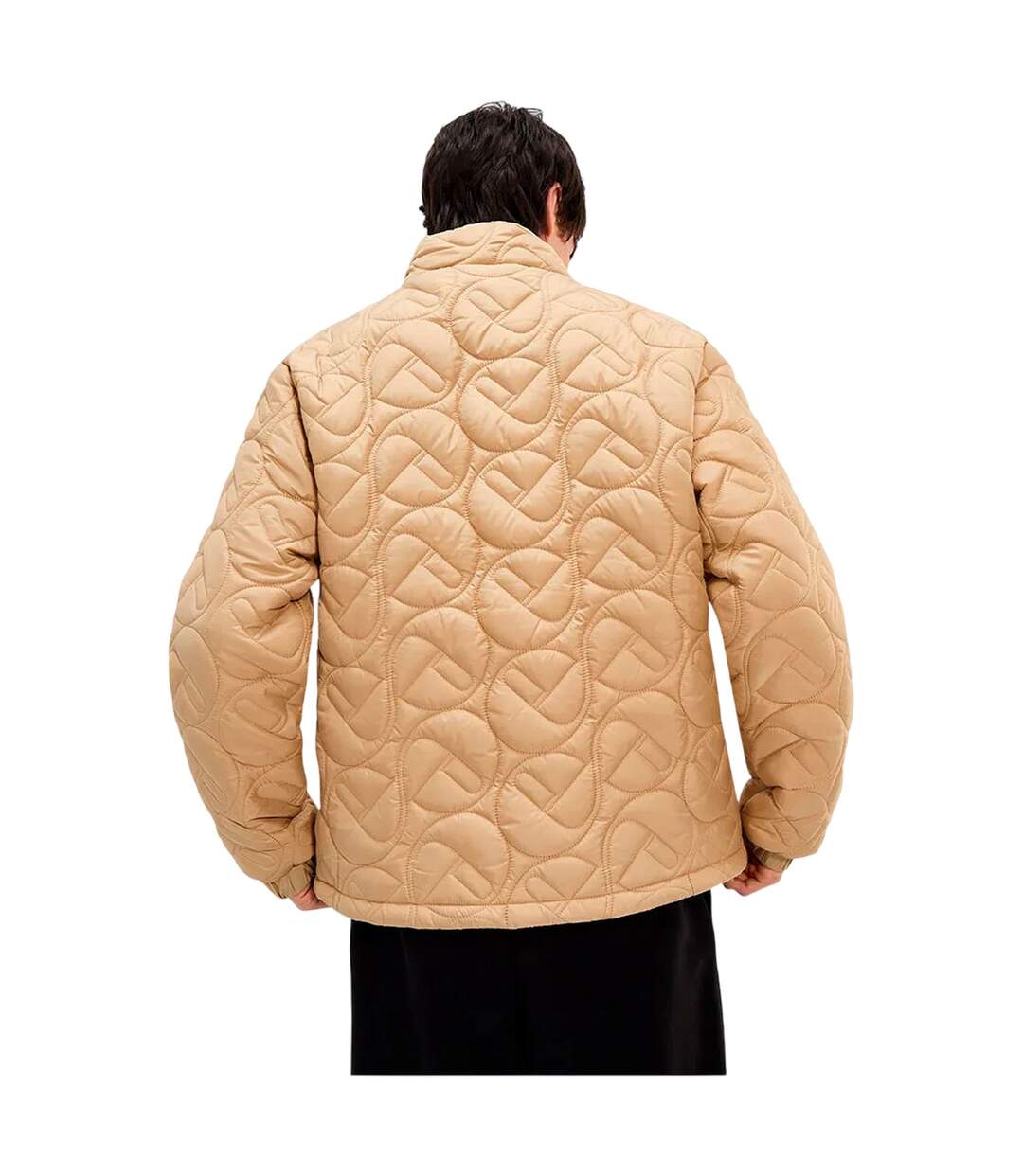 Mens Vill Puffer Jacket Beige Ellesse-3