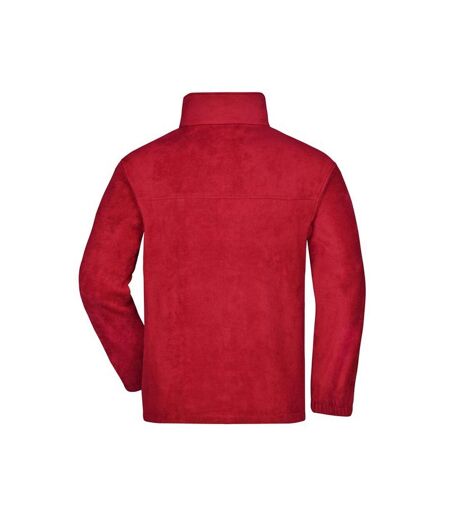 Veste Polaire Homme Rouge James And Nicholson