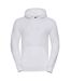 Unisex adult hoodie white Russell-1