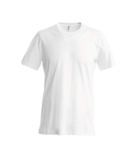 Mens crew neck t-shirt white Kariban