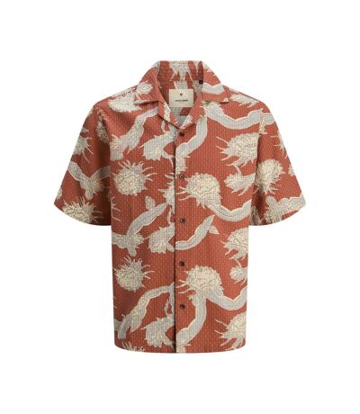 Chemise orange/bleu homme jack & jones vincent - l