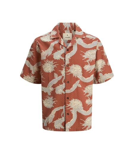 Chemise orange/bleu homme jack & jones vincent - l