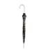 Isotoner Parapluie femme canne automatique, cloche transparente, résistance au vent-5