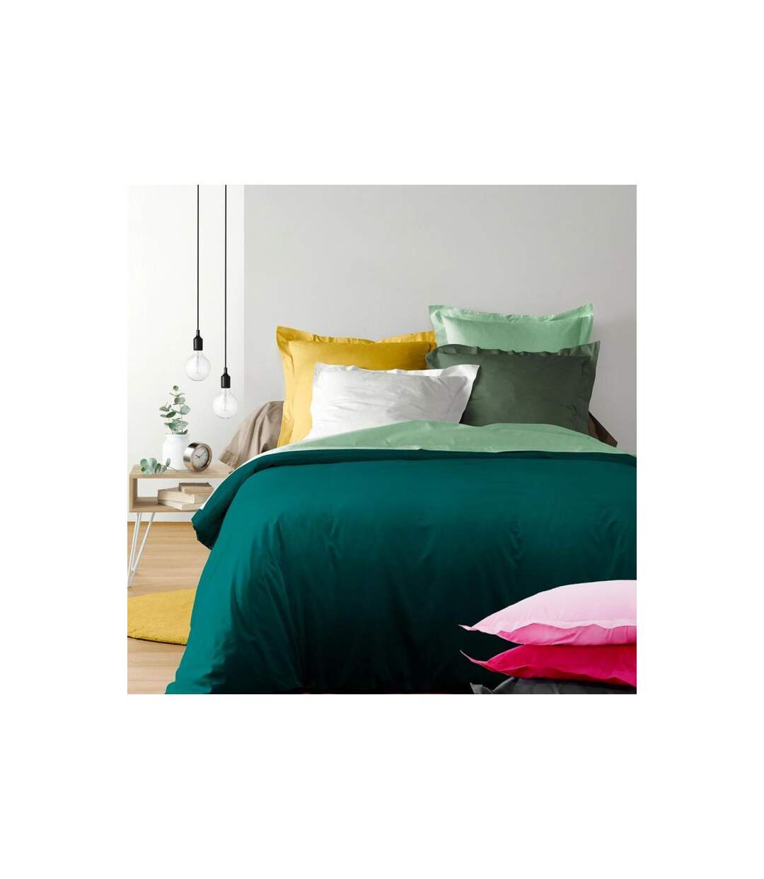 Drap Housse Jersy 160x200cm Bleu Nuit-5