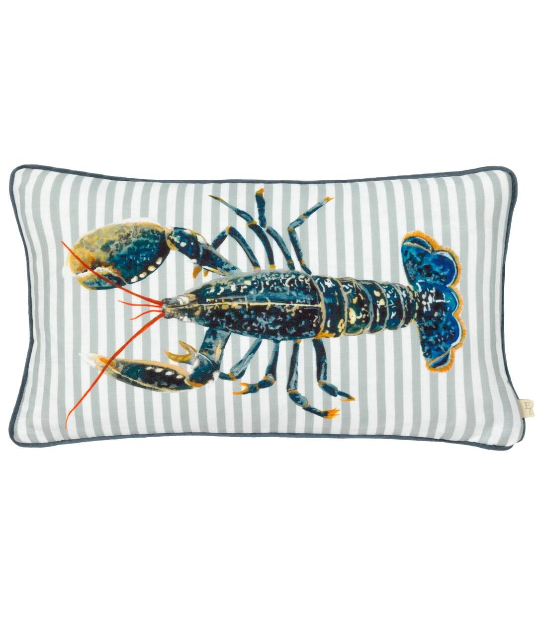 Salcombe lobster cushion cover 35cm x 50cm multicoloured Evans Lichfield