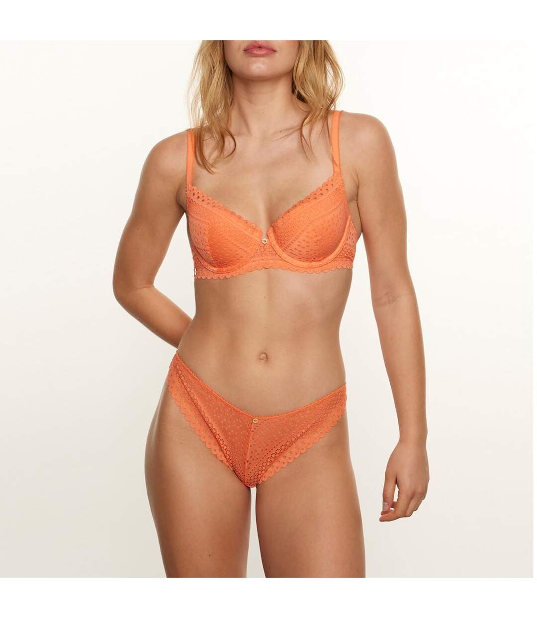 Tanga brésilien orange Tendance