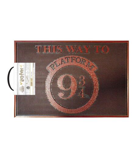 Harry Potter - Paillasson THIS WAY TO PLATFORM 3/4 (Marron) (40 cm x 60 cm) - UTPM5828