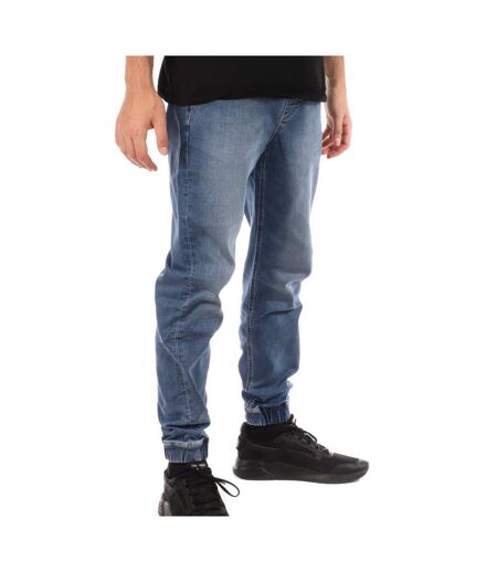 Pantalon Bleu Homme Schott Jogger