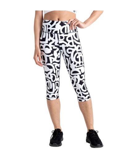 Legging ¾ Influential Femme Noir Blanc Dare 2B