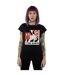 Disney T-shirt en coton Mickey Mouse Heart The Earth Femme/Ladies (Noir) - UTBI32176-2