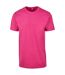 T-shirt Adulte Rose Vif Build Your Brand-1