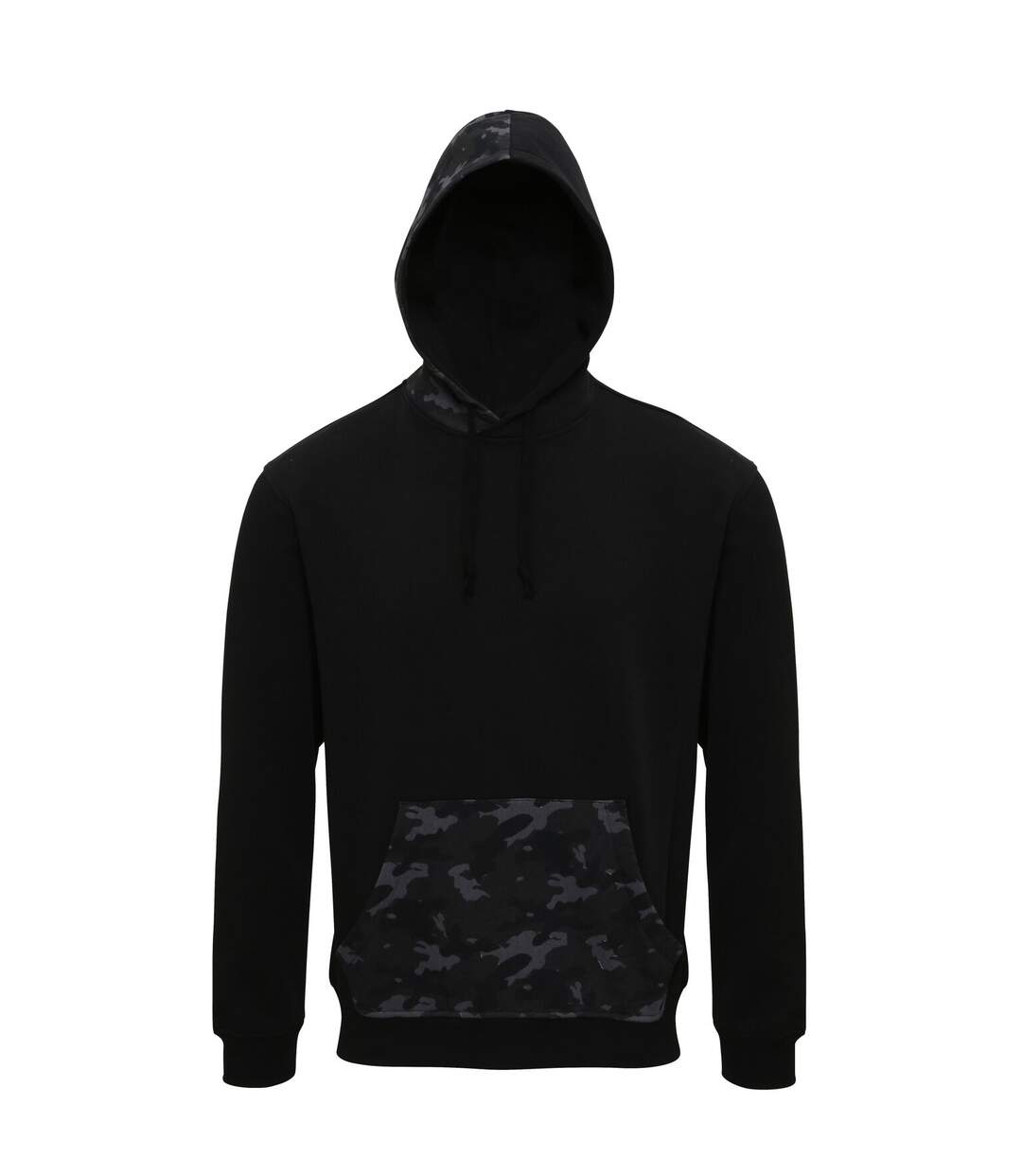 Sweatshirt à capuche homme noir / gris Asquith & Fox-1