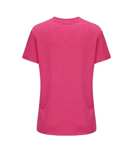 T-shirt Motif/style Uni Femme Rose Vif USA Pro