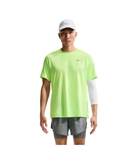 Haut Course À Pied Motif/style Foulée Homme Citron Vert Nike