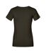 T-shirt Premium Femme Kaki Promodoro-2