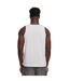 Mens Basic Tank Top Blanc Build Your Brand-3