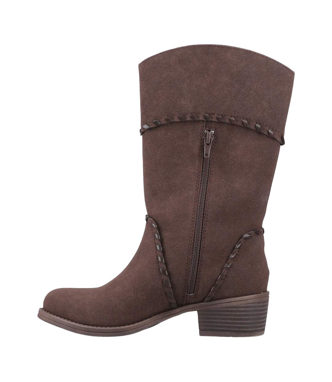 Womens/ladies Rowdy Cowboy Boots Dark Brown Rocket Dog-3