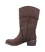 Womens/ladies Rowdy Cowboy Boots Dark Brown Rocket Dog-3